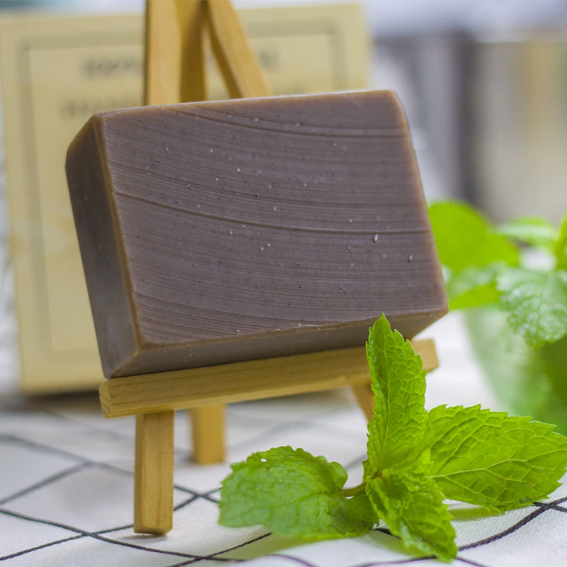 薄荷茶籽洗发皂 油性发质使用 洗感略凉 提神醒脑 手工冷制皂