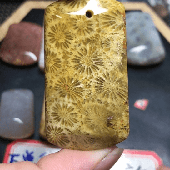 硅化玉吊坠未镶嵌