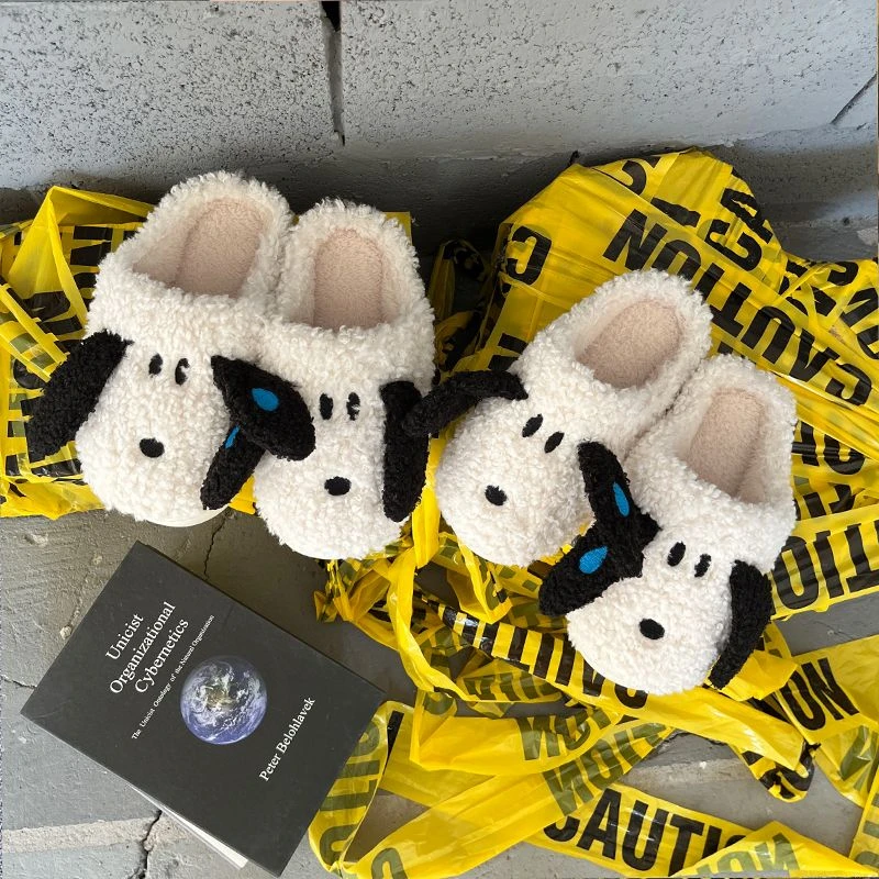 保暖棉拖鞋女冬季可爱卡通家用室内居家防滑厚底情侣款男毛绒拖鞋