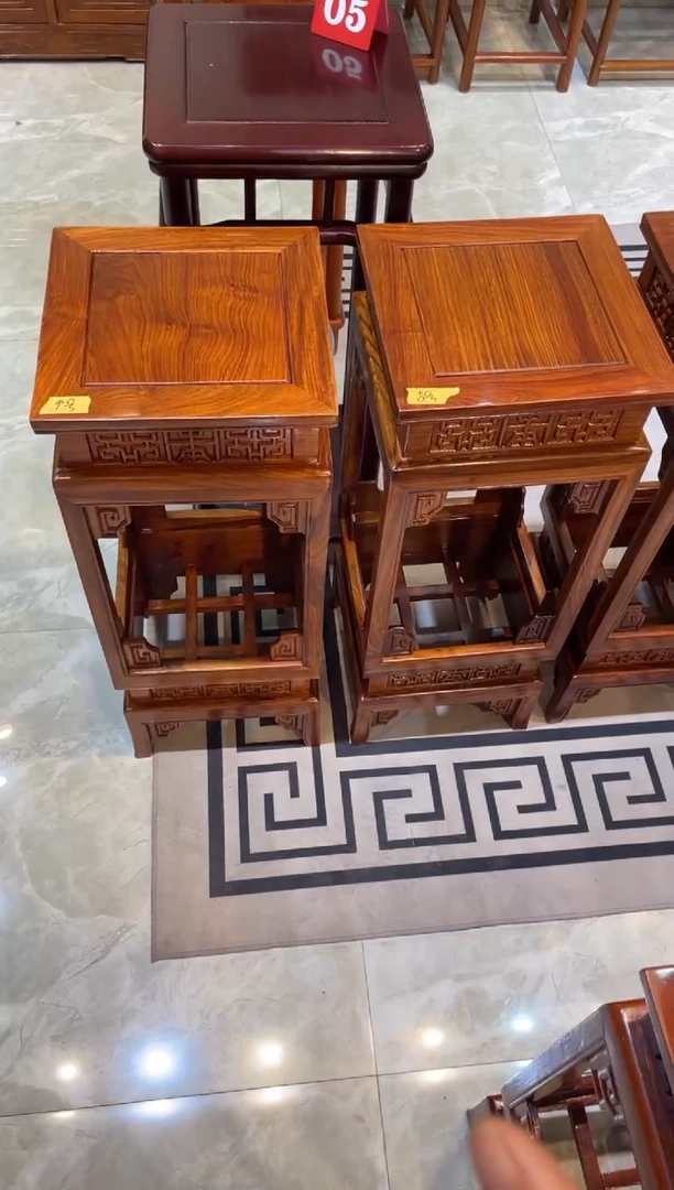 【闪购商品】花梨木类成套家具0809号精品刺猬紫檀灯笼