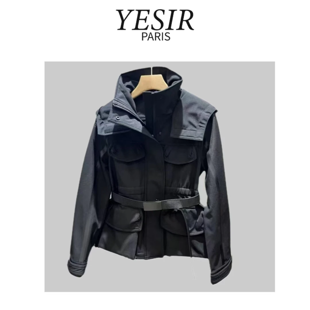 YRF063白鸭绒羽绒服时尚派克款收腰显瘦防水外套SZ