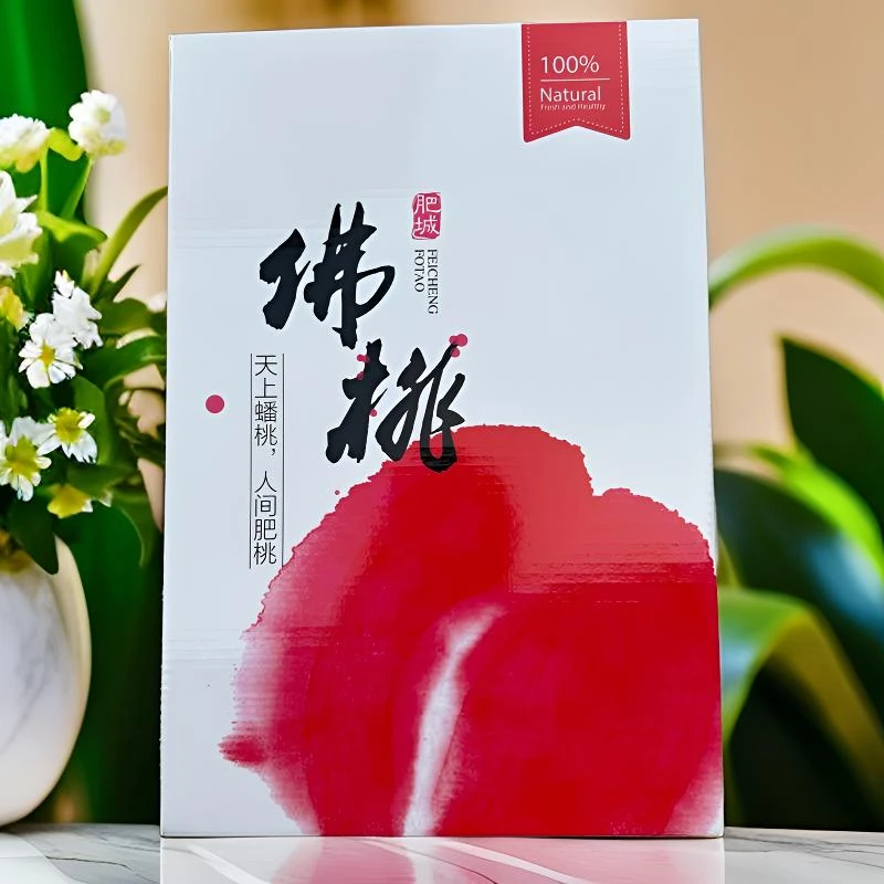 肥城特产脆甜蜜桃新鲜采摘甘甜皮薄多汁