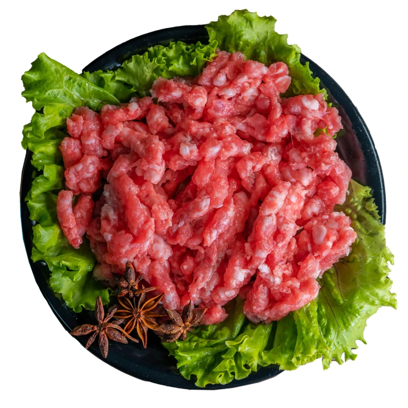 {棋盘村雷猪}新鲜70%瘦肉馅饺子包子馅肉末肉丁生态散养黑毛猪