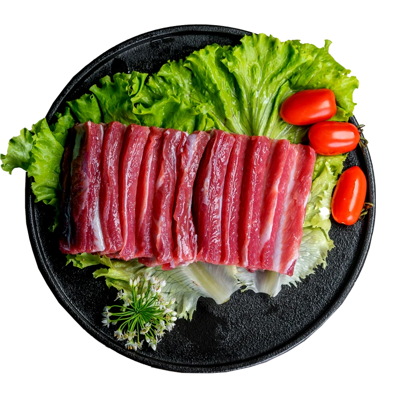 {棋盘村雷猪}新鲜黑猪肋排排骨肋条骨散养黑猪肉400g*4