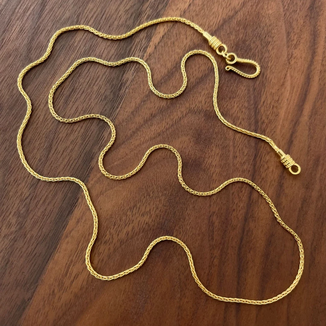 吊坠925银 珠专用配链可转动打开项链 精致单链 小孔吊坠专用