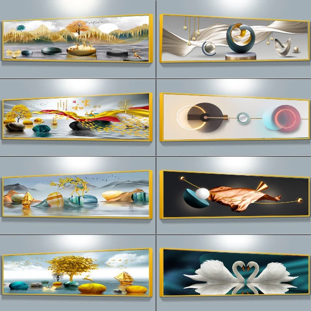 现代简约卧室富贵艺术生活床头装饰画轻奢主卧挂画房间背景墙壁画