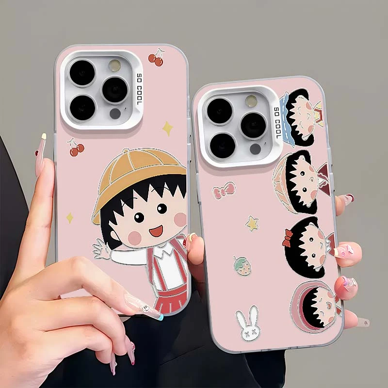 粉底小丸子元气壳适用iPhone15/14/13手机壳苹果vivo华为小米oppo