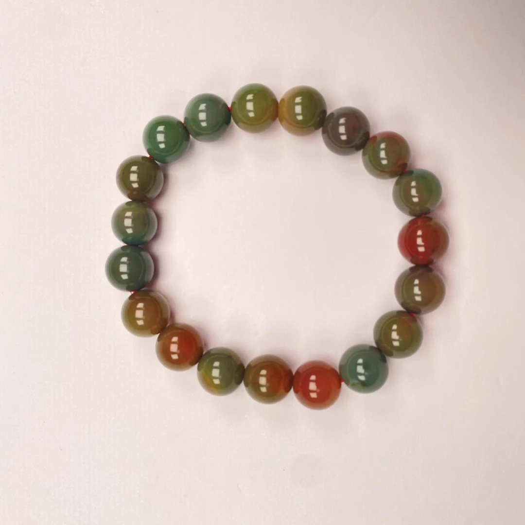 A0013卡10+盐源玛瑙手串多样性发货