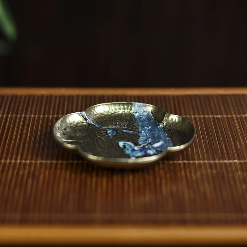 【老王】仿金茶山云马杯垫（Q4990）