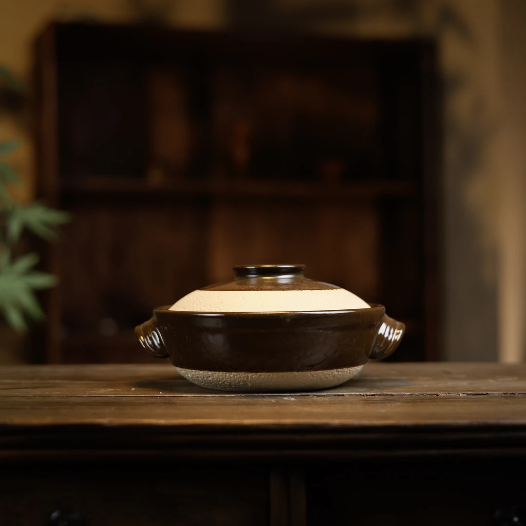 【老王】窑变石头纹汉域浅煲-19（800ML口径19*6）（Q6992）