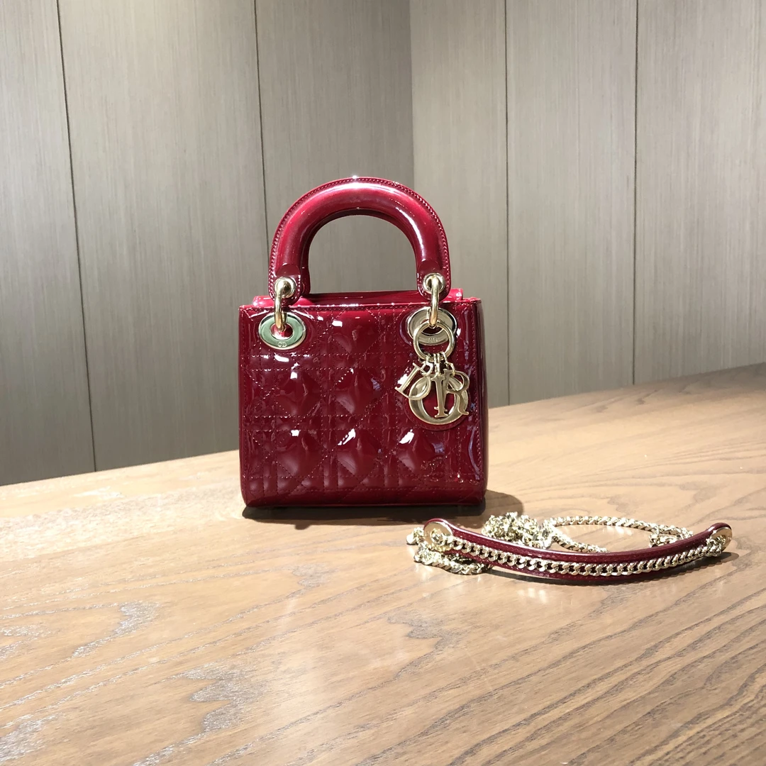99新 DIOR/迪奥 Dior迪奥 三格戴妃包 尺寸17x14