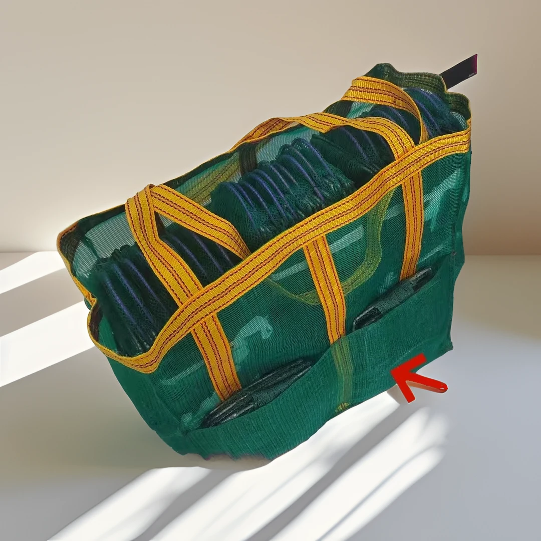 黄鳝笼包钓鱼加厚地笼户外专用网包小型捕鱼笼收纳包渔具装备包