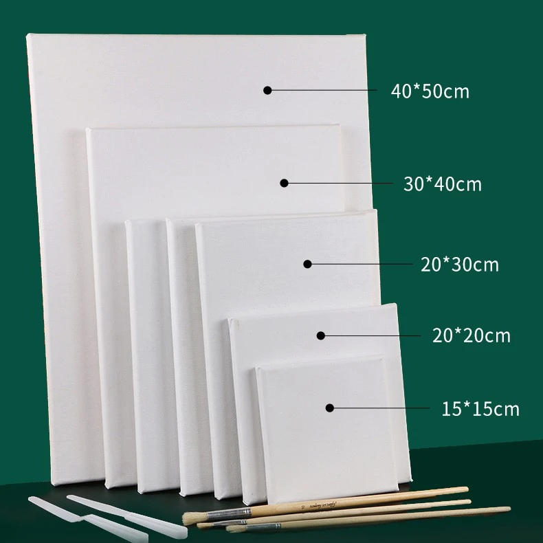 绘艺室亚麻油画框多尺寸油画布板丙烯颜料工具材料练习内框工艺