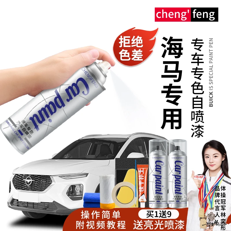 50.海马汽车8S7X新能源S5爱尚EV福来美MPVM3划痕手喷漆白色黑色