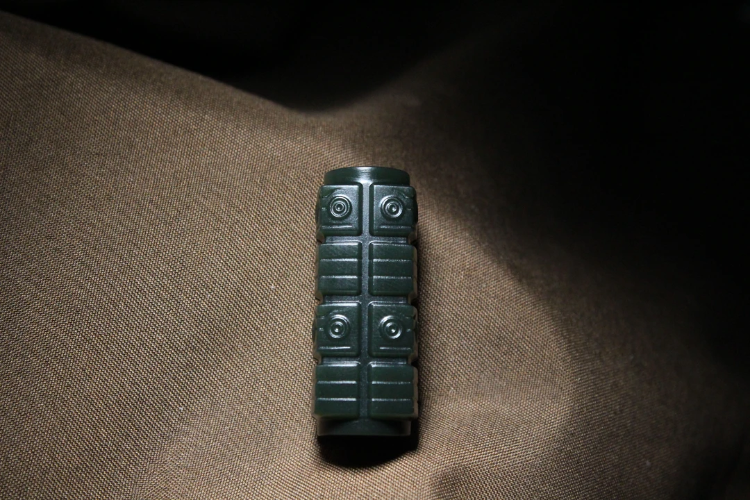 和田玉青玉细青仿古玉琮挂件玉琮乐子尺寸:14.8/37mm,重量:19.98g