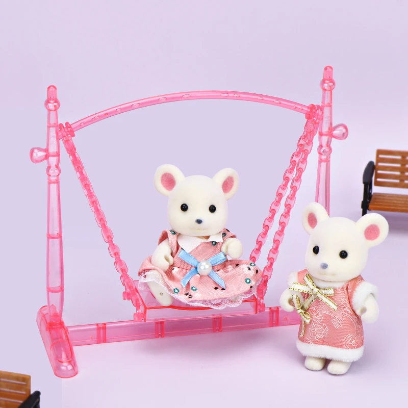 粉色荡秋千儿童玩具