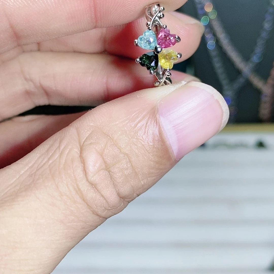 紫晶珠宝半成品银S925镶嵌