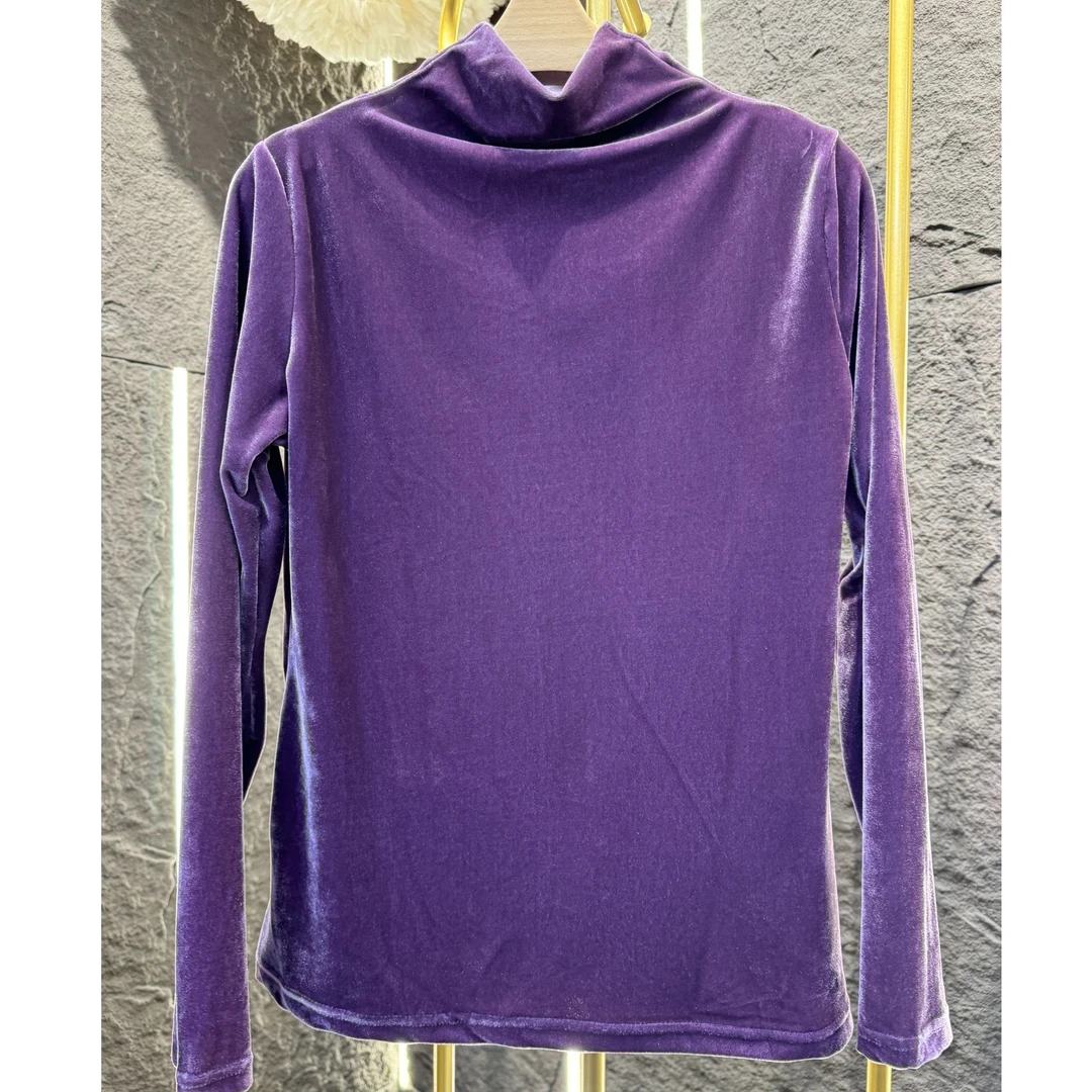 （6023）新中式时尚百搭衬衫长袖高领