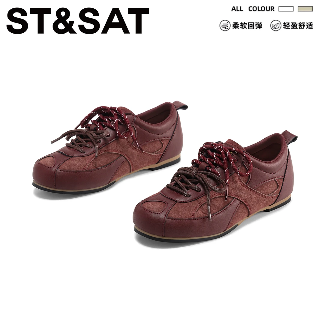 星期六网红爆款复古德训鞋女鞋2025秋季款百搭轻便户外休闲运动鞋