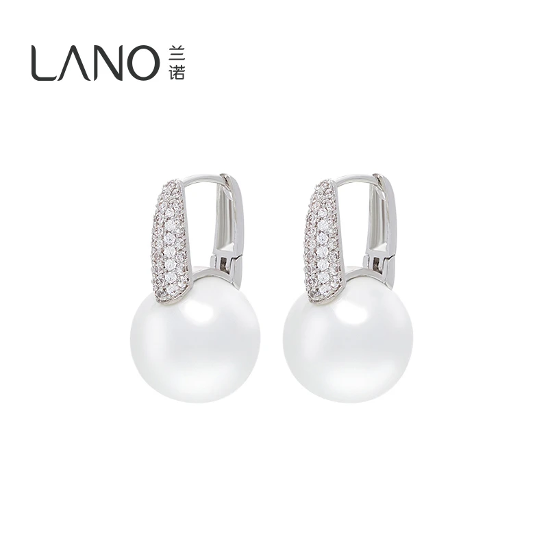 兰诺 合金耳饰 耳扣法式优雅精致气质轻奢高级感耳环