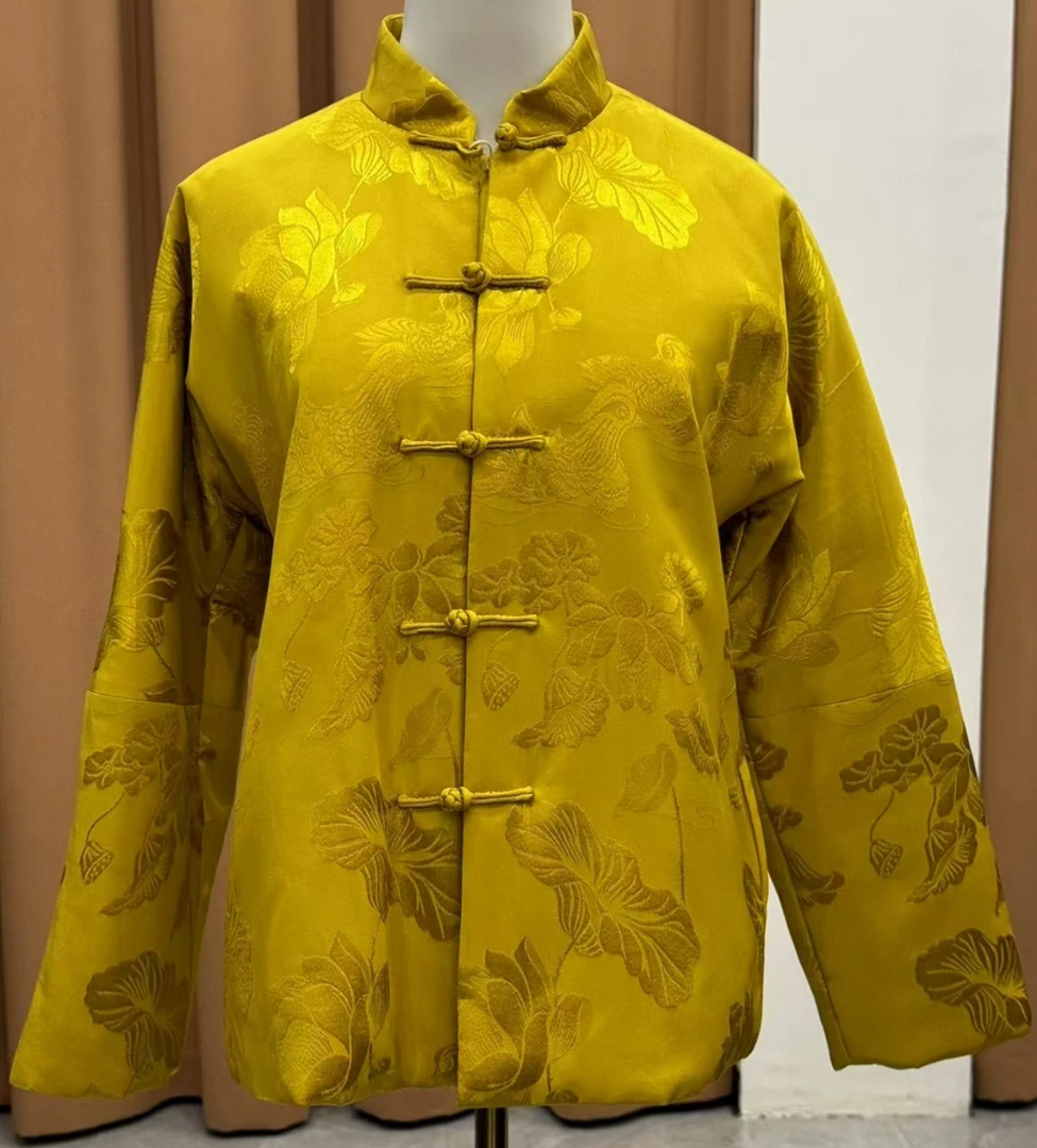 894号【美锦家】（T）新中式国风女款冬季中襟短款棉衣241992