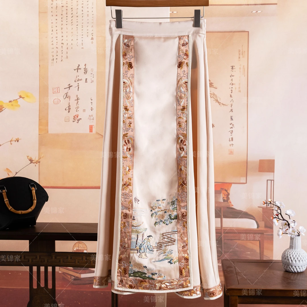 776号【美锦家】国风女春夏秋冬刺绣百搭马面裙240227（二等品）