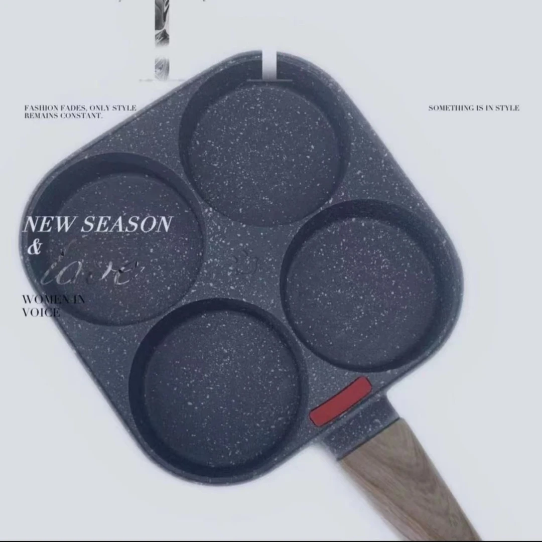 铸铁煎蛋神器鸡蛋汉堡锅平底锅无涂层不粘煎蛋堡模具蛋饺锅汉堡机