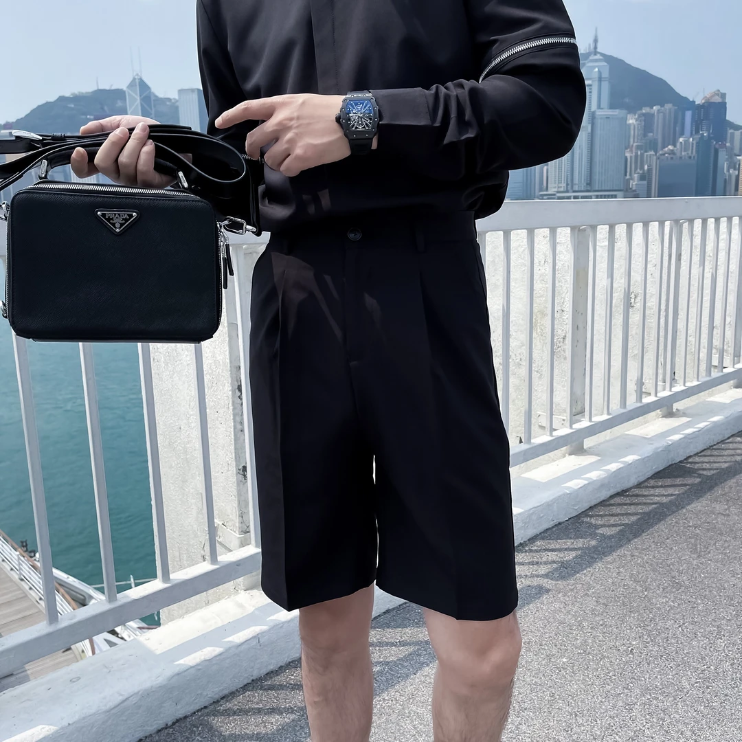 【DAIO ETHAN】【年中活动】夏季潮男百搭五分裤直筒休闲短裤西裤