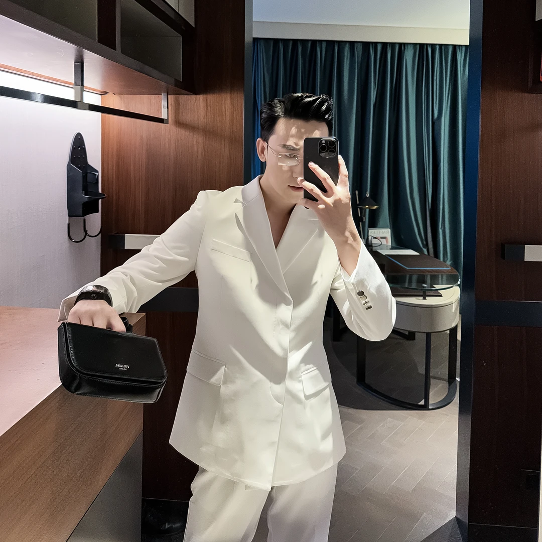 【DAIO ETHAN】【开年活动】原创高定纯色男西装单排西服套装