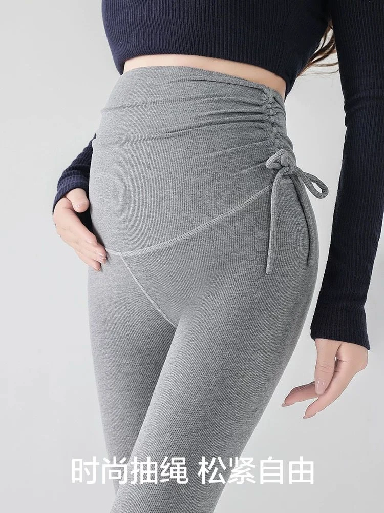 孕妇打底裤春秋款孕妇裤子秋季外穿不勒肚托腹瑜伽长裤孕妇装秋装