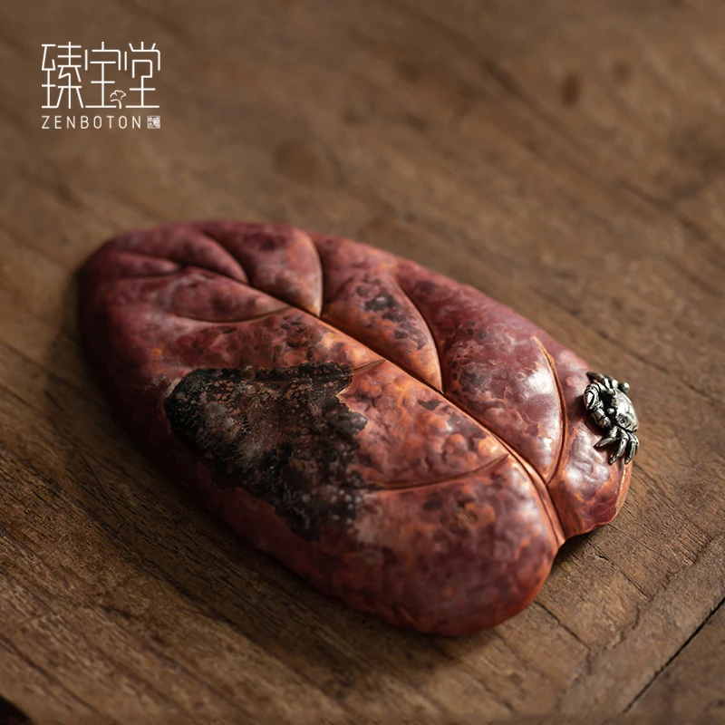 ZENBOTON/臻宝堂叶隐系列-螃蟹茶荷-茶道配件