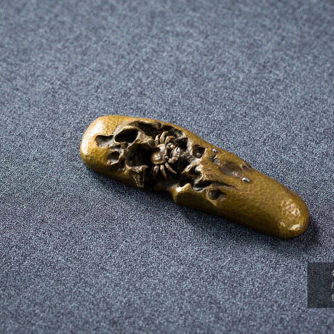 ZENBOTON/臻宝堂横行介士茶搁实心创意把玩