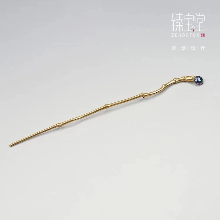 ZENBOTON/臻宝堂竹节茶勺螺旋