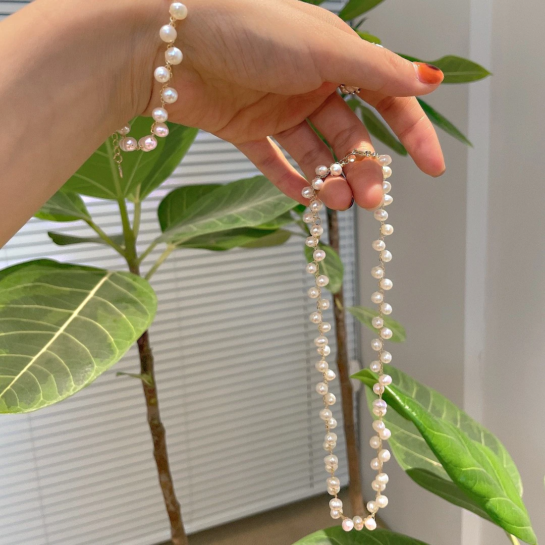 铁合金手链 百搭项链手链套装