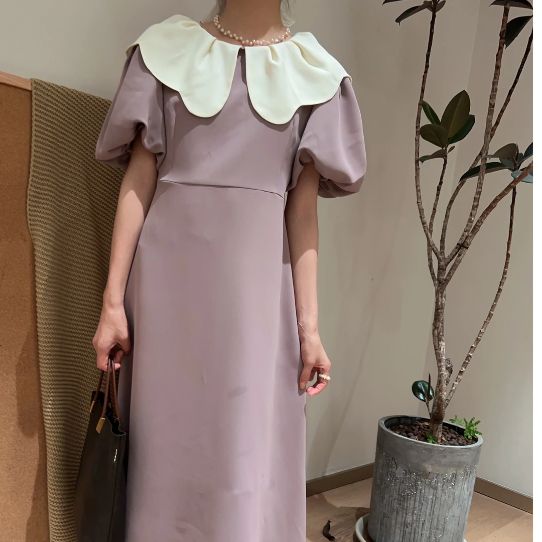 【长款公主早茶】 收腰版型！垂顺的西装面料连衣裙！非常显瘦！