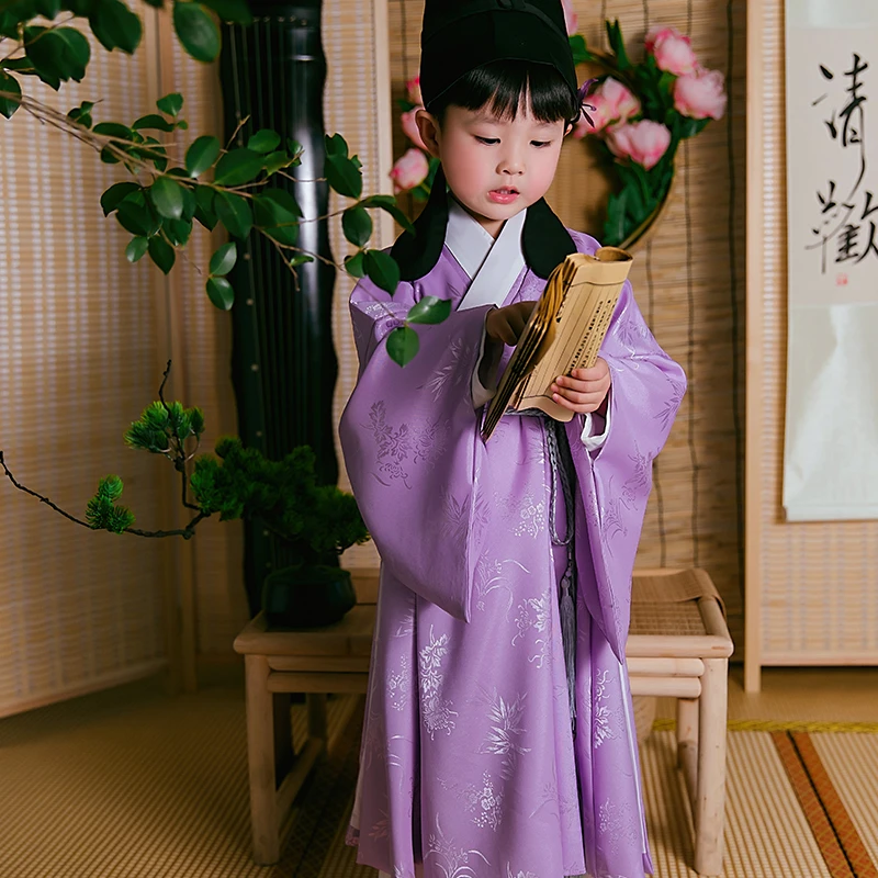 【春风得意】男童汉服原创道袍春秋中国风古装表演服少爷服古风男童