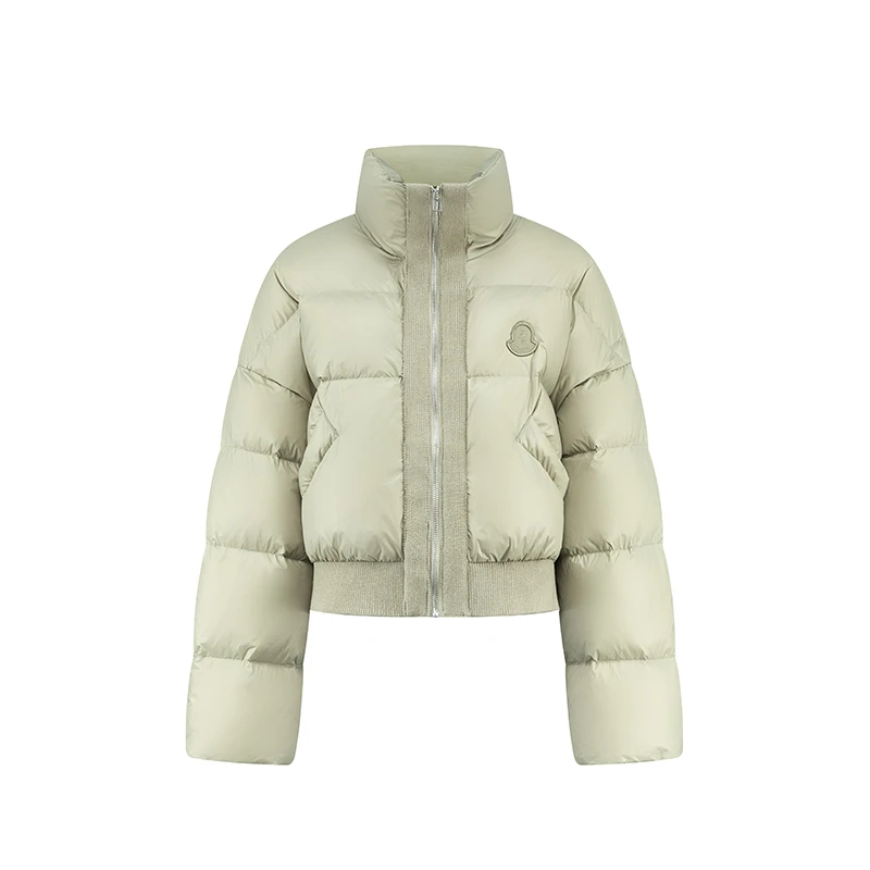 【三十梦】针织拼接短款90鸭绒羽绒服保暖外套面包服 89340040