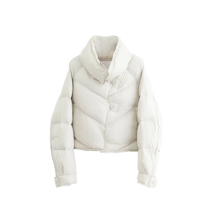 【zonefive】欧货小个子90白鸭绒短款羽绒服女冬保暖外套 85880019