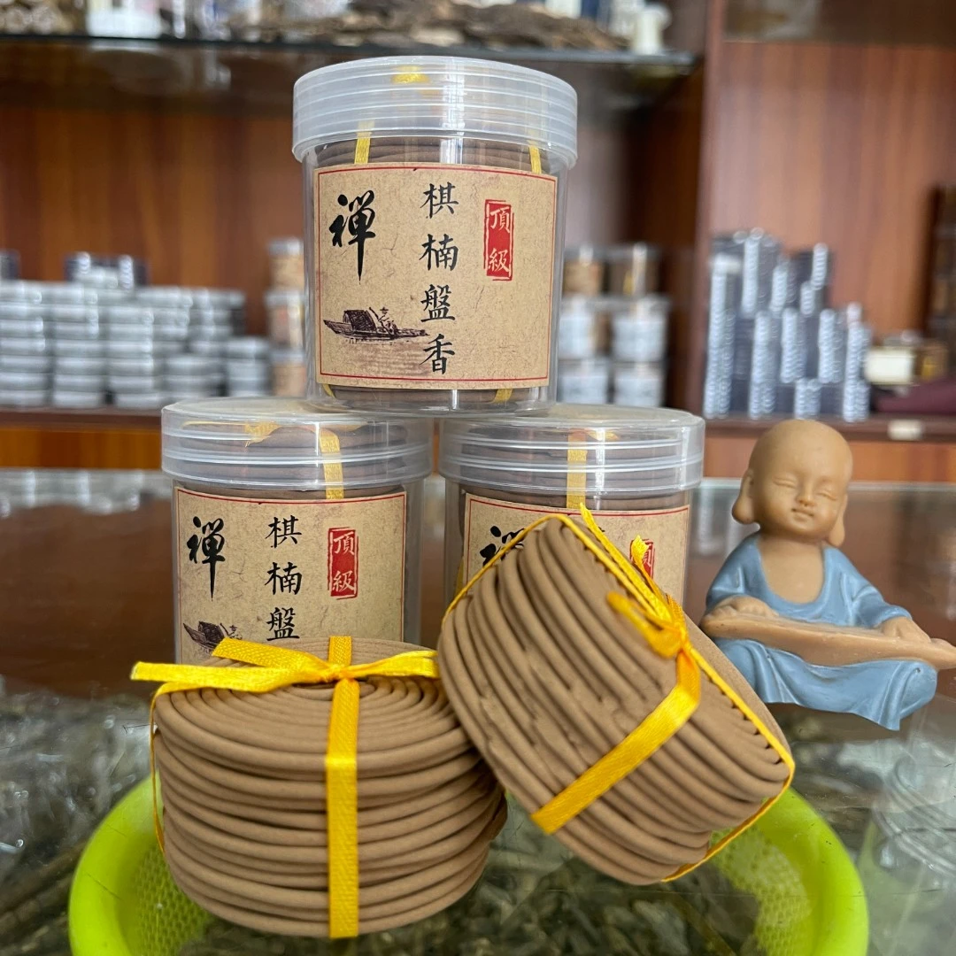 棋楠盘香手工香.
