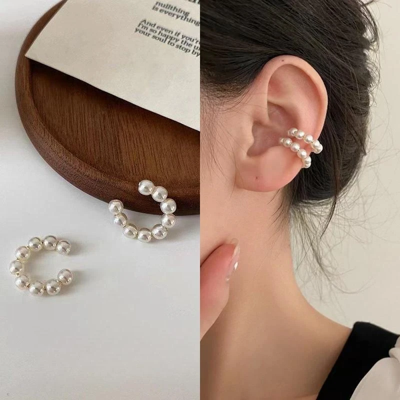 温柔风优雅气质耳骨夹仙气森系超仙个性简约耳夹无耳洞耳饰女