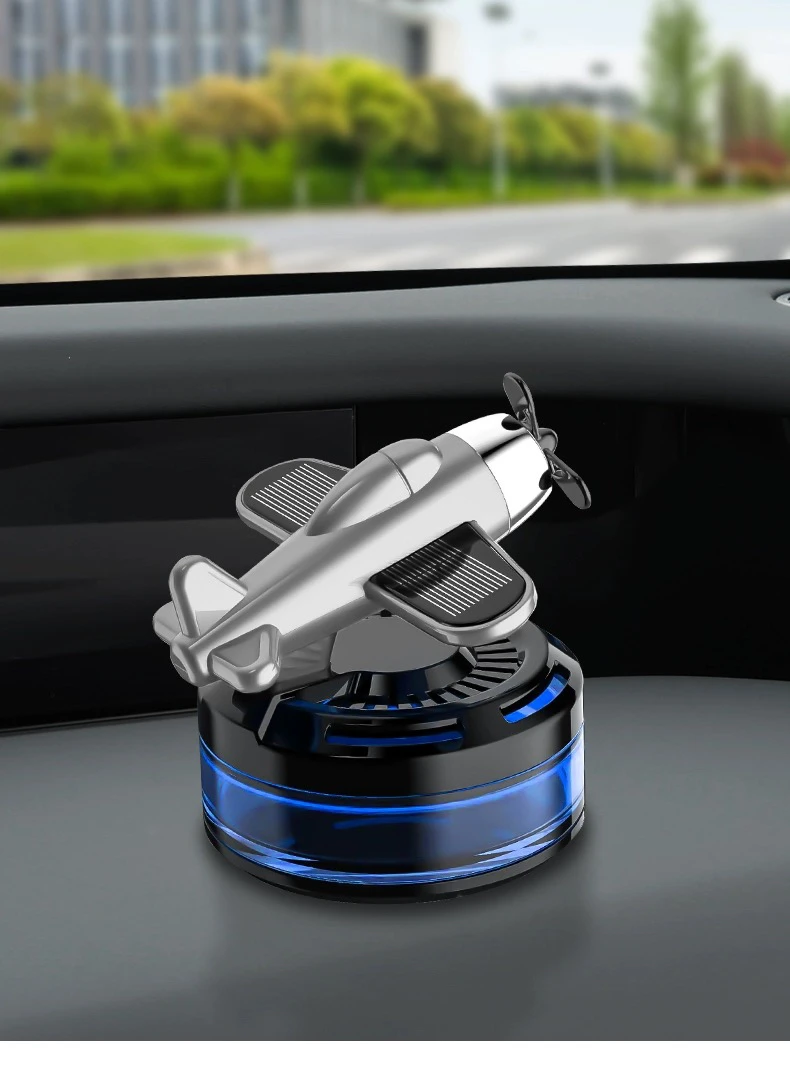 新款太阳能战斗机香薰摆件