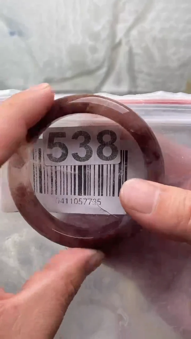 【闪购商品】石英质玉手镯未镶嵌5960天然石纹矿点扣手介意勿拍