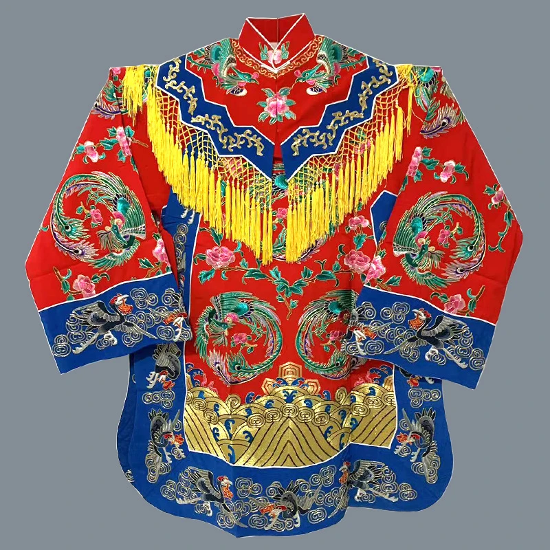 戏曲女蟒京剧贵妃醉酒仿手绣戏服戏曲服装戏装女蟒袍凤袍镶边女蟒