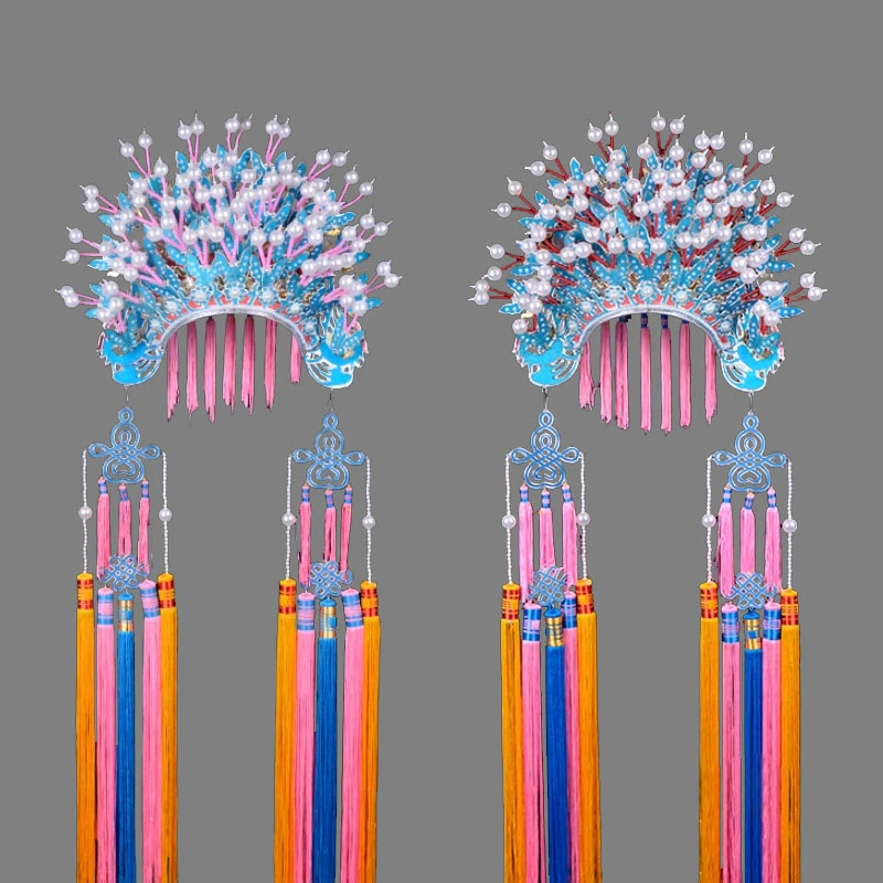 【胜利戏装】戏剧 戏曲 凤冠蝴蝶冠头饰贵妃醉酒新娘帽舞台凤冠霞披