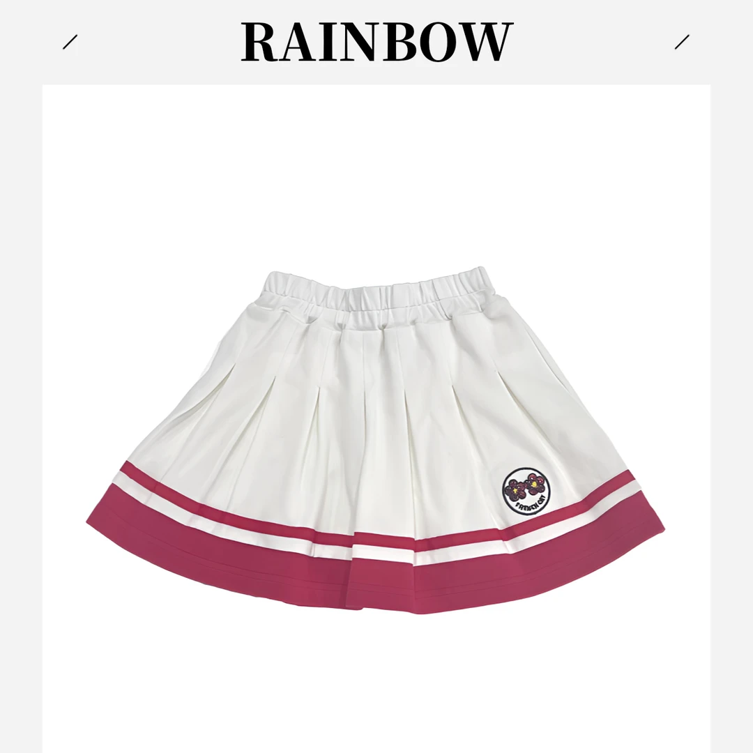 [夏·昼枕]儿童红色休闲百搭裙裤R2044