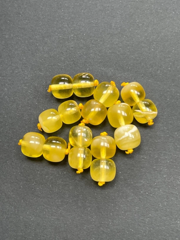 8*7m➕金白飘花老型对珠（多样性发其一）