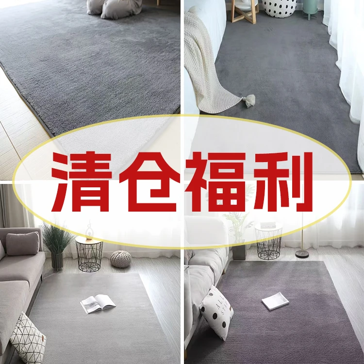入户门地垫地毯沙发茶几垫轻奢现代简约卧室家用床边满铺