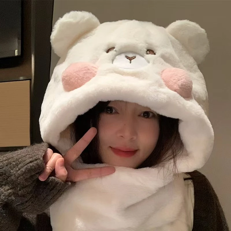 【D310】成人学生款腮红熊三件套