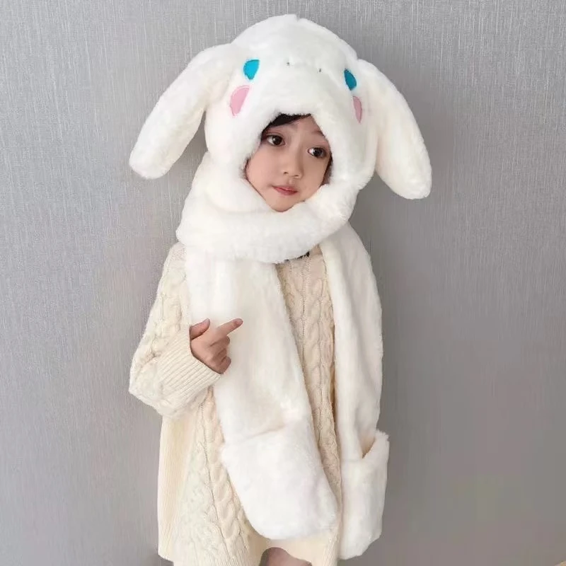 【D180】2-5岁兔耳捏捏可动三件套