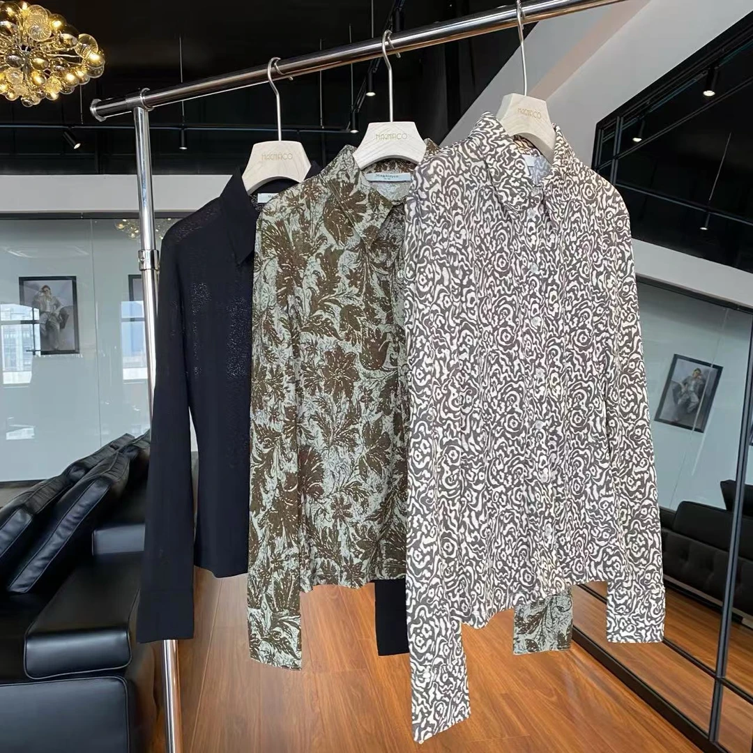 MNFK 客供面料 有弹力的针织 衬衫 CS0480